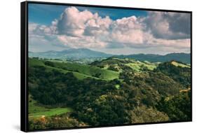 Facing East From Oakland Hills, Mount Diablo, Northern California-Vincent James-Framed Stretched Canvas