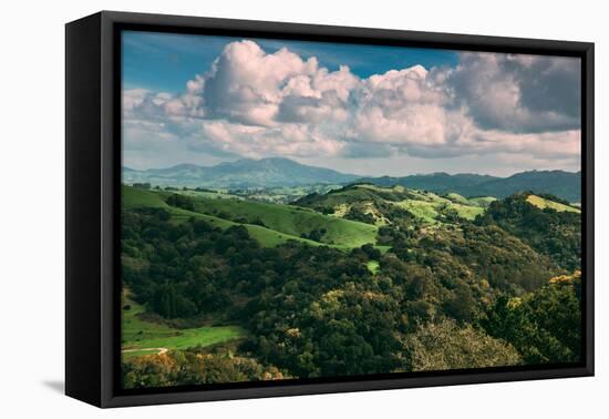 Facing East From Oakland Hills, Mount Diablo, Northern California-Vincent James-Framed Stretched Canvas