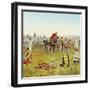 Facing the Indians (Single Handed). 1917-Charles Marion Russell-Framed Giclee Print