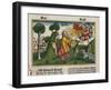 Facsimile Copy of Exodus 34 1-10 Moses Receives the Second Tablets with the Ten Commandments-null-Framed Giclee Print