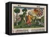 Facsimile Copy of Exodus 34 1-10 Moses Receives the Second Tablets with the Ten Commandments-null-Framed Stretched Canvas