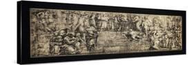 Facsimile Copy of the Cartoon for 'The School of Athens'-Raphael-Stretched Canvas