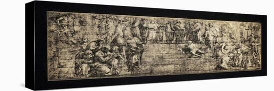 Facsimile Copy of the Cartoon for 'The School of Athens'-Raphael-Stretched Canvas