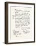 Facsimile of a Declaration About the Scarcity of Food; American Revolutionary War, USA, 1870S-null-Framed Giclee Print