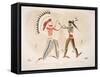 Facsimile of an Indian Painting-Karl Bodmer-Framed Stretched Canvas