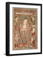 Facsimile of Cave Temple Paintings Now in the Koeniglichen Museum, Berlin-German-Framed Giclee Print