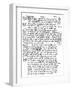 Facsimile of Martin Luther's Handwriting, 1903-null-Framed Giclee Print