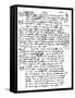 Facsimile of Martin Luther's Handwriting, 1903-null-Framed Stretched Canvas