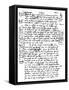 Facsimile of Martin Luther's Handwriting, 1903-null-Framed Stretched Canvas