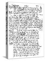 Facsimile of Martin Luther's Handwriting, 1903-null-Stretched Canvas