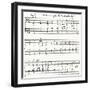 Facsimile of the First Bars of "It Came Upon the Midnight Clear"-null-Framed Giclee Print