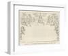 Facsimile of the Mulready Envelope, Designed for the Penny Post-William Mulready-Framed Giclee Print