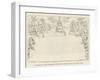 Facsimile of the Mulready Envelope, Designed for the Penny Post-William Mulready-Framed Giclee Print