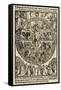 Facsimile of the of Rosarium Celestis Curie Et Patrie Triumphantis. by Jakob Locher (1471-1528). Ge-null-Framed Stretched Canvas