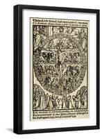 Facsimile of the of Rosarium Celestis Curie Et Patrie Triumphantis. by Jakob Locher (1471-1528). Ge-null-Framed Giclee Print