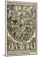 Facsimile of the of Rosarium Celestis Curie Et Patrie Triumphantis. by Jakob Locher (1471-1528). Ge-null-Mounted Giclee Print