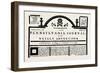Facsimile of the Pennsylvania Journal on the Stamp Act. American Historical and Literary Curiositie-null-Framed Giclee Print