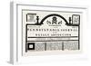 Facsimile of the Pennsylvania Journal on the Stamp Act. American Historical and Literary Curiositie-null-Framed Giclee Print