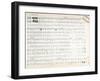 Facsimile of the Score of "Ballade Number 2 in F"-Frederic Chopin-Framed Giclee Print