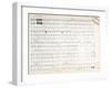 Facsimile of the Score of "Ballade Number 2 in F"-Frederic Chopin-Framed Giclee Print