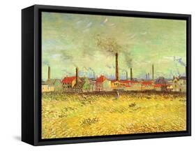 Factories, 1887-Vincent van Gogh-Framed Stretched Canvas