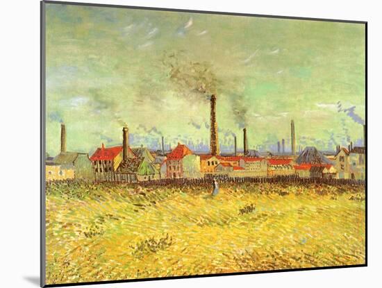 Factories, 1887-Vincent van Gogh-Mounted Giclee Print