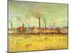Factories, 1887-Vincent van Gogh-Mounted Giclee Print