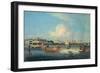Factories at Canton, from the Harbour, China, 1850-null-Framed Giclee Print