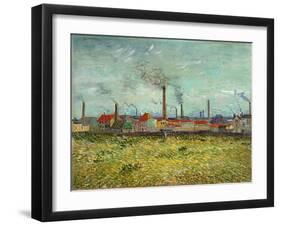 Factories at Clichy, 1887-Vincent van Gogh-Framed Giclee Print