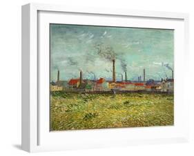 Factories at Clichy, 1887-Vincent van Gogh-Framed Giclee Print