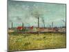 Factories at Clichy, 1887-Vincent van Gogh-Mounted Giclee Print