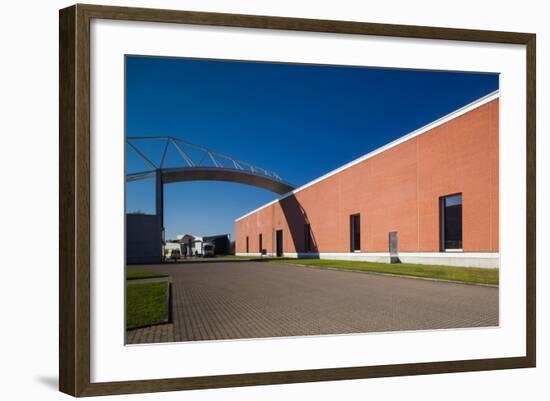 Factory building design by Alvaro Siza, Vitra Design Museum, Weil am Rhein, Baden-Wurttemberg, G...-null-Framed Photographic Print