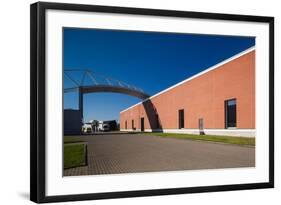 Factory building design by Alvaro Siza, Vitra Design Museum, Weil am Rhein, Baden-Wurttemberg, G...-null-Framed Photographic Print