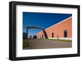 Factory building design by Alvaro Siza, Vitra Design Museum, Weil am Rhein, Baden-Wurttemberg, G...-null-Framed Photographic Print