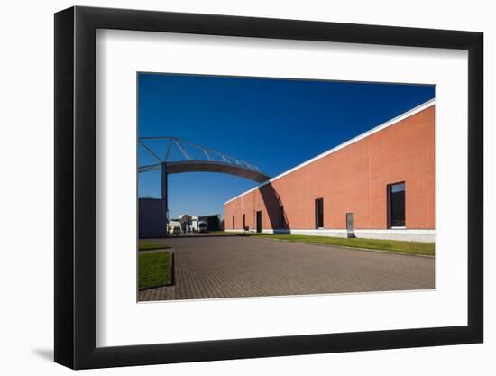 Factory building design by Alvaro Siza, Vitra Design Museum, Weil am Rhein, Baden-Wurttemberg, G...-null-Framed Photographic Print