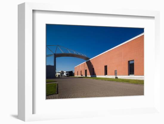 Factory building design by Alvaro Siza, Vitra Design Museum, Weil am Rhein, Baden-Wurttemberg, G...-null-Framed Photographic Print