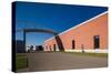Factory building design by Alvaro Siza, Vitra Design Museum, Weil am Rhein, Baden-Wurttemberg, G...-null-Stretched Canvas