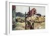 Factory Buildings, Soissons, 19 May 1915-Francois Flameng-Framed Giclee Print