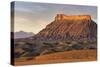 Factory Butte, the Henry Mountains, Upper Blue Hills Near Hanksville, Utah, USA-Chuck Haney-Stretched Canvas