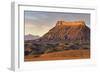 Factory Butte, the Henry Mountains, Upper Blue Hills Near Hanksville, Utah, USA-Chuck Haney-Framed Photographic Print