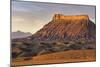 Factory Butte, the Henry Mountains, Upper Blue Hills Near Hanksville, Utah, USA-Chuck Haney-Mounted Photographic Print