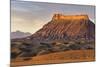 Factory Butte, the Henry Mountains, Upper Blue Hills Near Hanksville, Utah, USA-Chuck Haney-Mounted Photographic Print