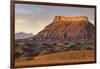 Factory Butte, the Henry Mountains, Upper Blue Hills Near Hanksville, Utah, USA-Chuck Haney-Framed Photographic Print