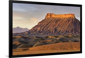 Factory Butte, the Henry Mountains, Upper Blue Hills Near Hanksville, Utah, USA-Chuck Haney-Framed Photographic Print