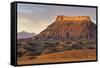 Factory Butte, the Henry Mountains, Upper Blue Hills Near Hanksville, Utah, USA-Chuck Haney-Framed Stretched Canvas