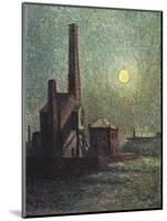 Factory by Moonlight-Maximilien Luce-Mounted Giclee Print