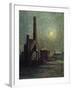 Factory by Moonlight-Maximilien Luce-Framed Giclee Print