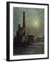 Factory by Moonlight-Maximilien Luce-Framed Giclee Print