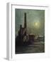 Factory by Moonlight-Maximilien Luce-Framed Giclee Print