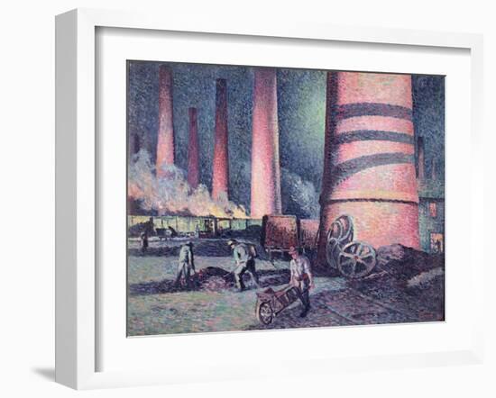 Factory Chimneys, 1896-Maximilien Luce-Framed Giclee Print